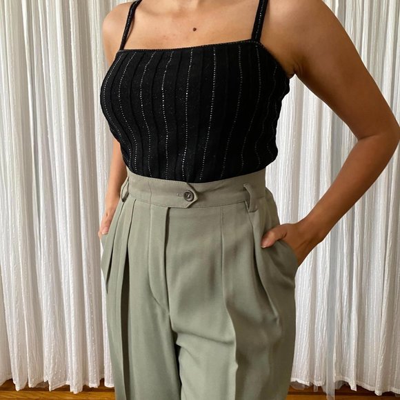 SOLD St. John Evening by Marie GraynBeaded Tank Top - Picture 5 of 9